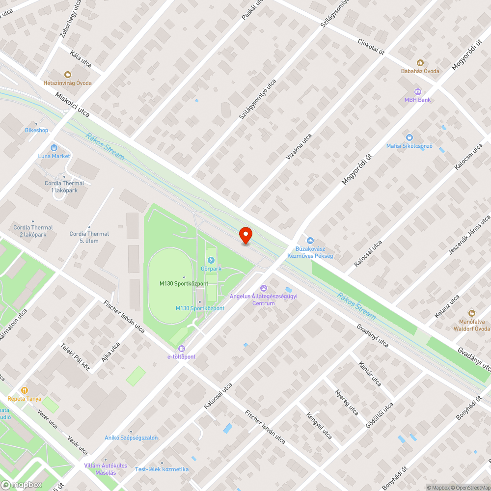 Köztéri pad. bejelentés helye