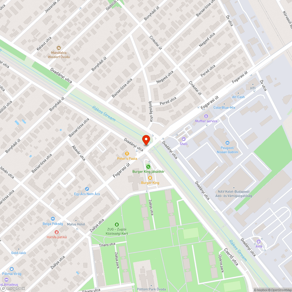 Kutyafuttató terület táblája bejelentés helye