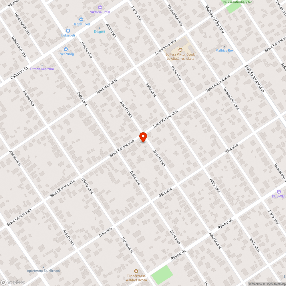 Korhadt fa bejelentés helye