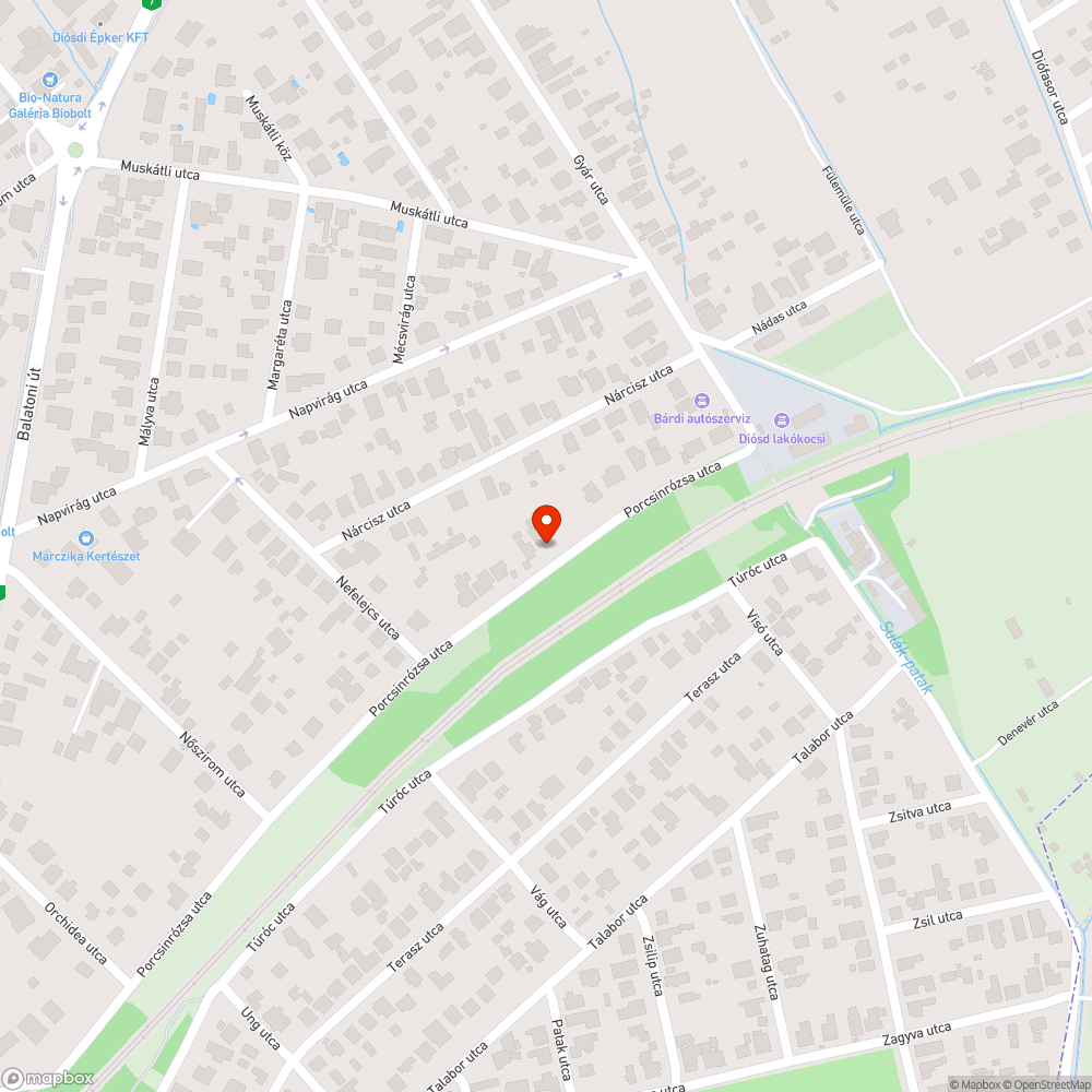 Megrepedezett és megsüllyedt aszfalt bejelentés helye