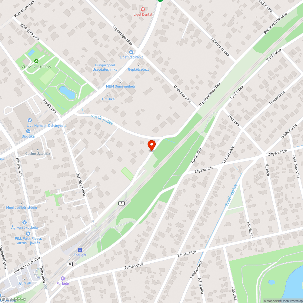 Eltömődött csatorna, megsüllyedt útburkolat bejelentés helye