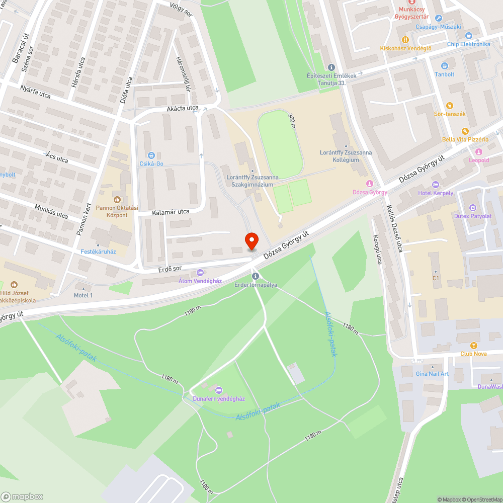 ismét zajos bejelentés helye