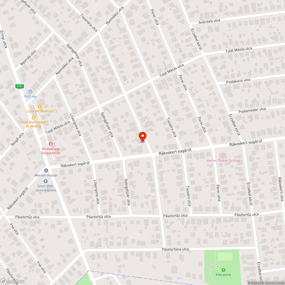 Megsüllyed útburkolat akna mentén bejelentés helye