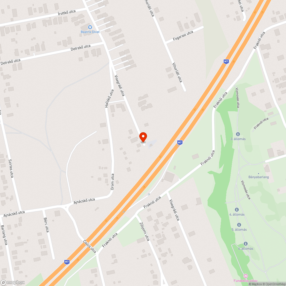 Illegális szemétlerakás bejelentés helye