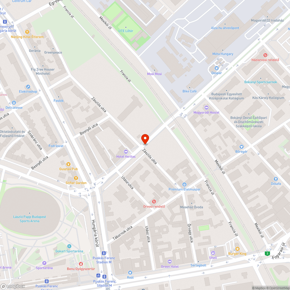 Szemétkupac a Mogyoródi úton bejelentés helye