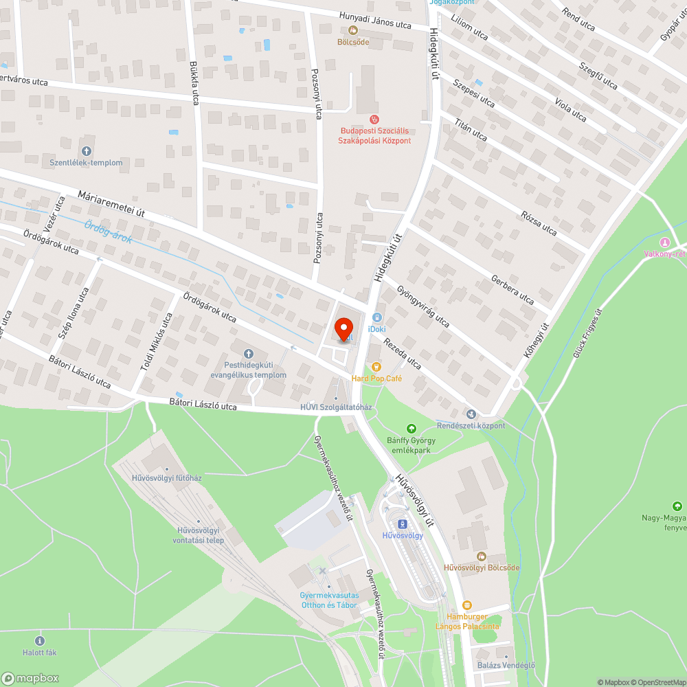 Illegális szemét bejelentés helye