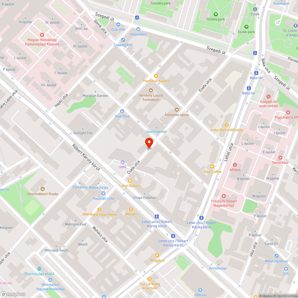 Süllyedt aszfalt bejelentés helye