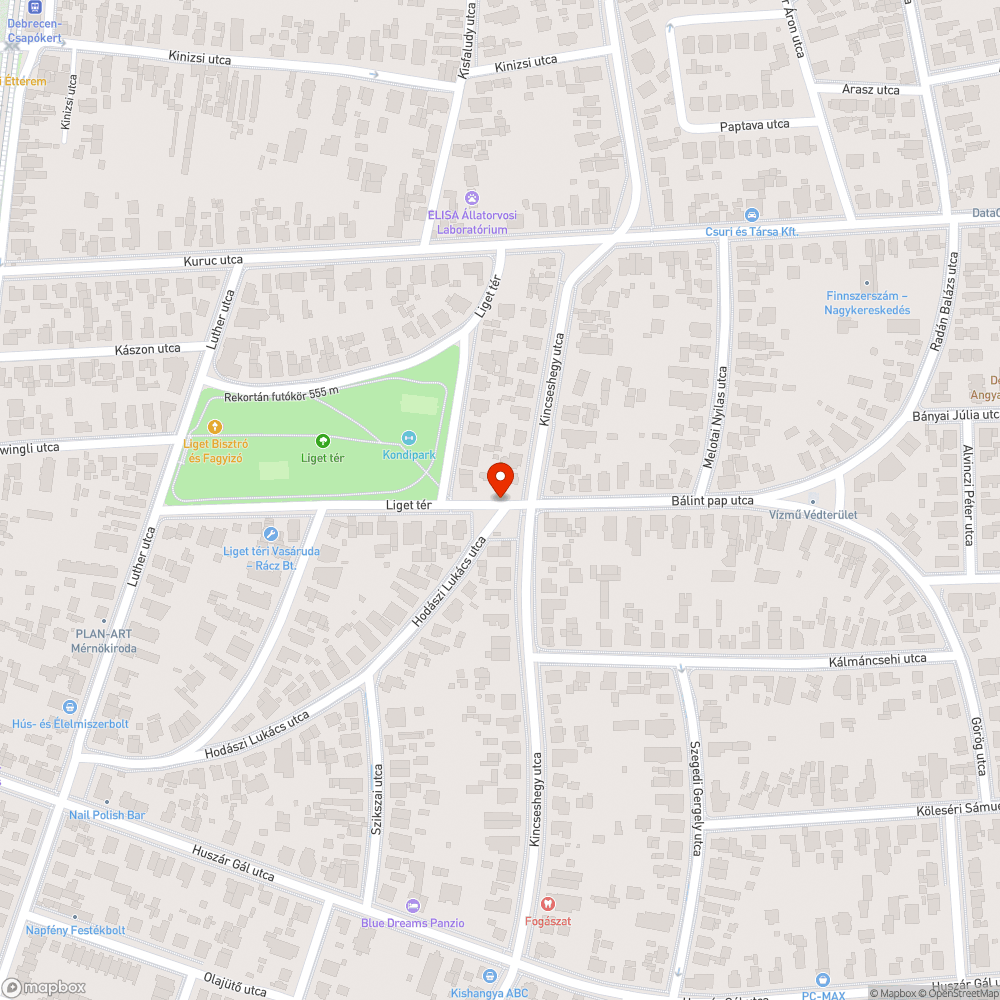 Töredezett útszakasz bejelentés helye