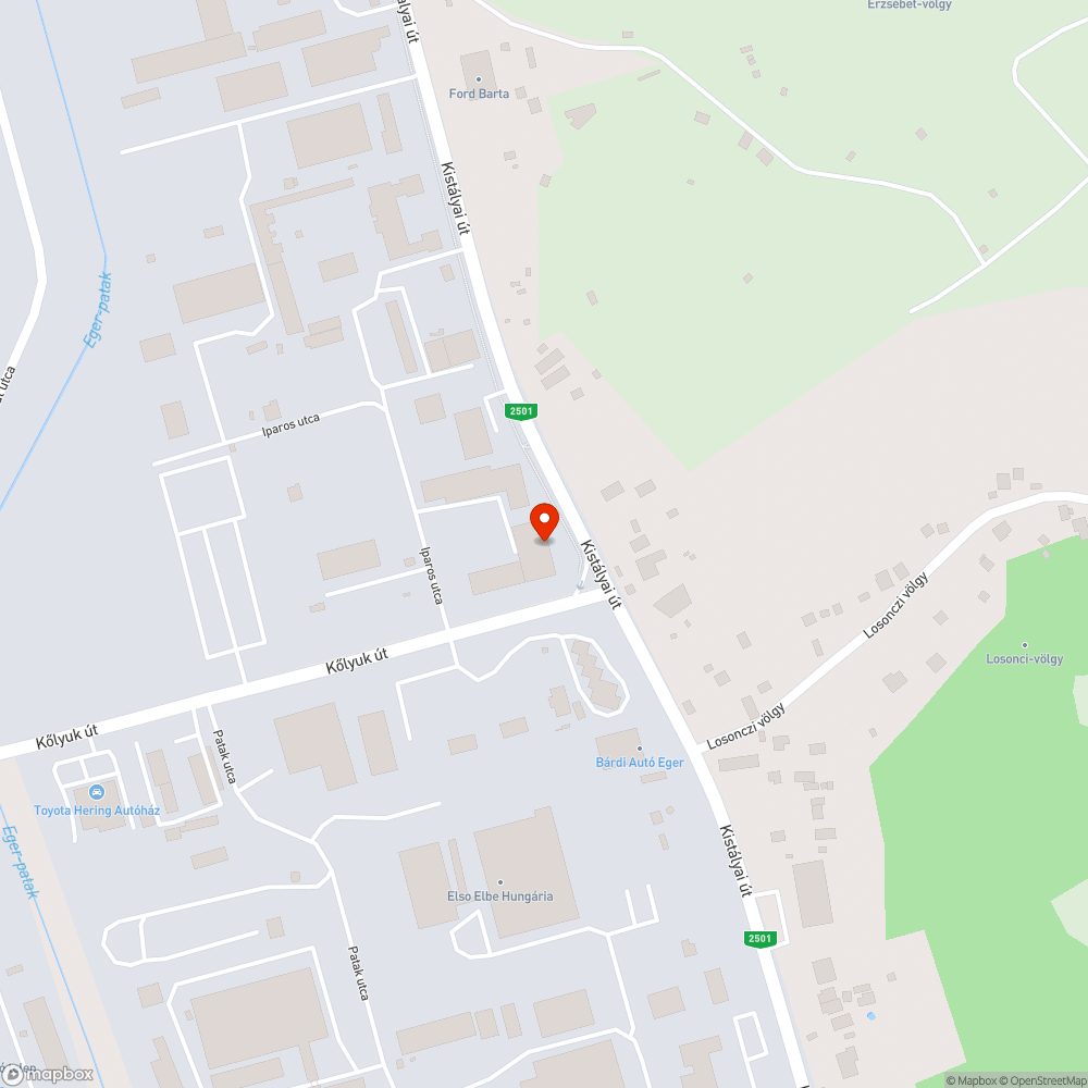 Kerékpárút kivitelezés bejelentés helye