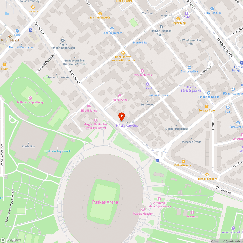 Roncs autó bejelentés helye