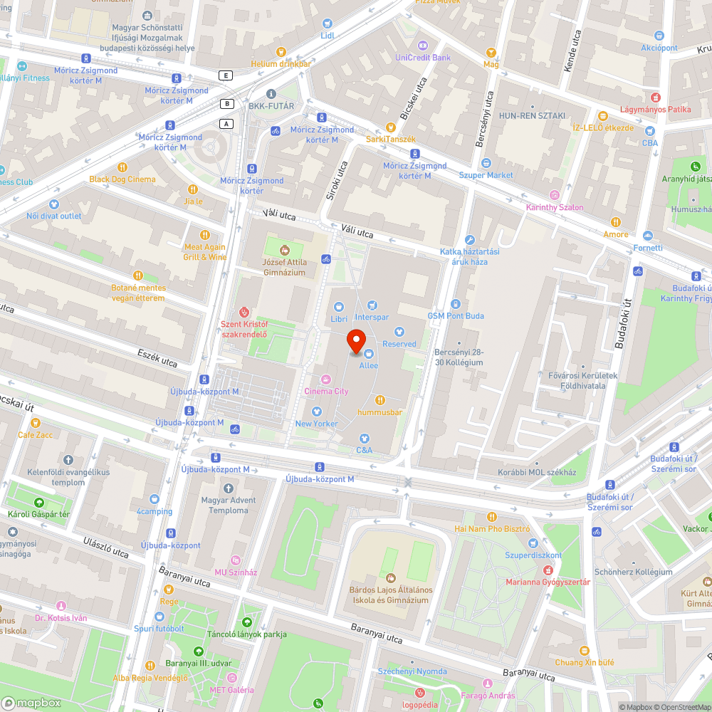 Elhagyott kerékpár bejelentés helye