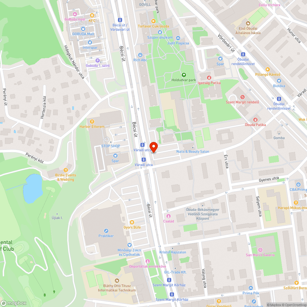 Kiszáradt fa a parkolóban bejelentés helye