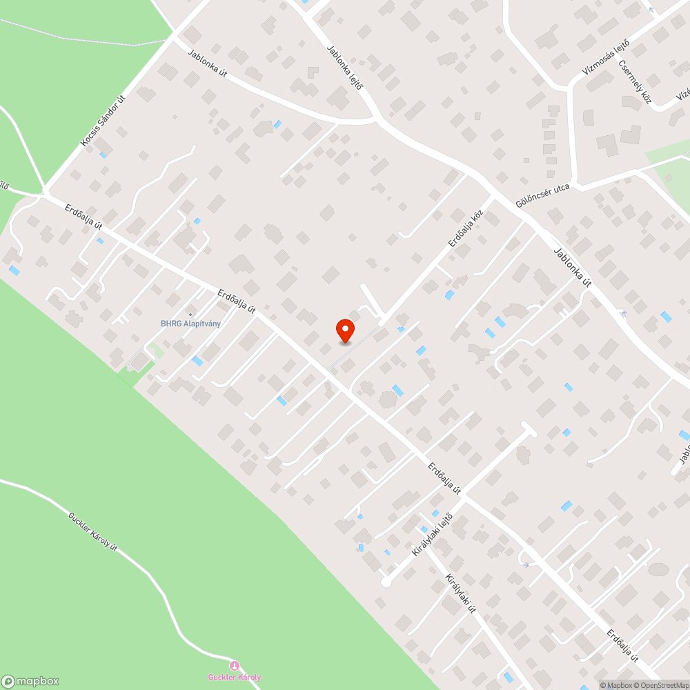 Nagyon rossz minőségű lépcső az Erdőalja közben bejelentés helye