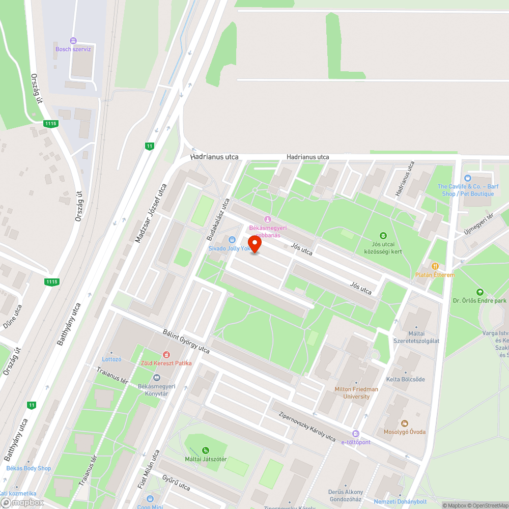 Elhagyott Opel bejelentés helye