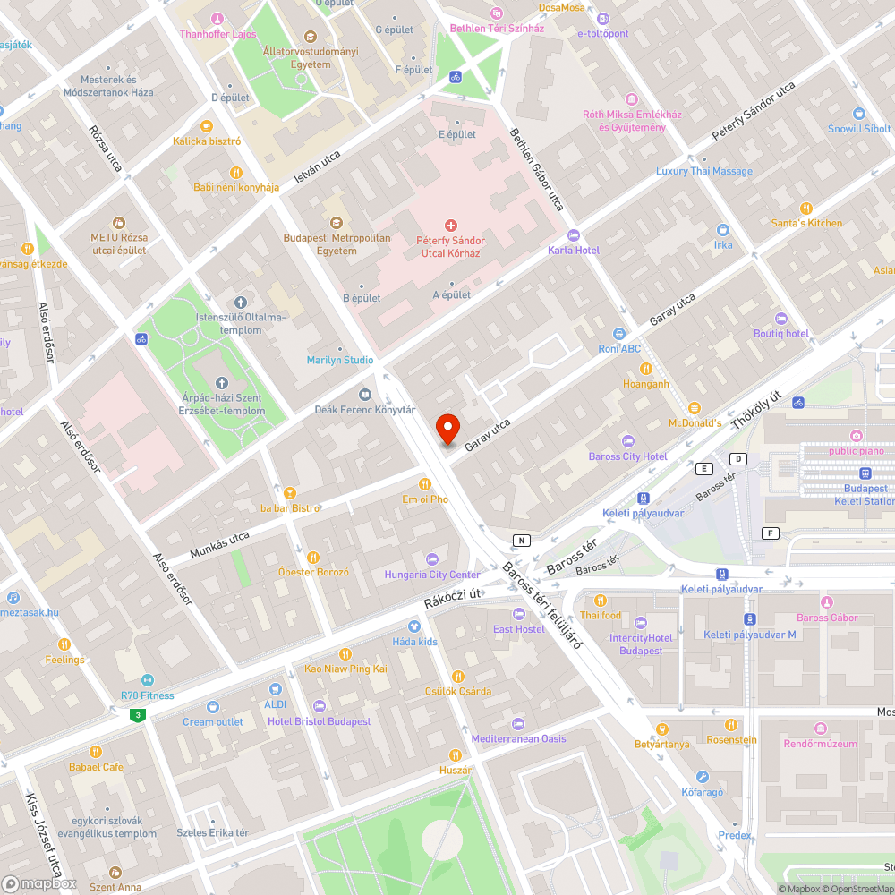 Szemét bejelentés helye