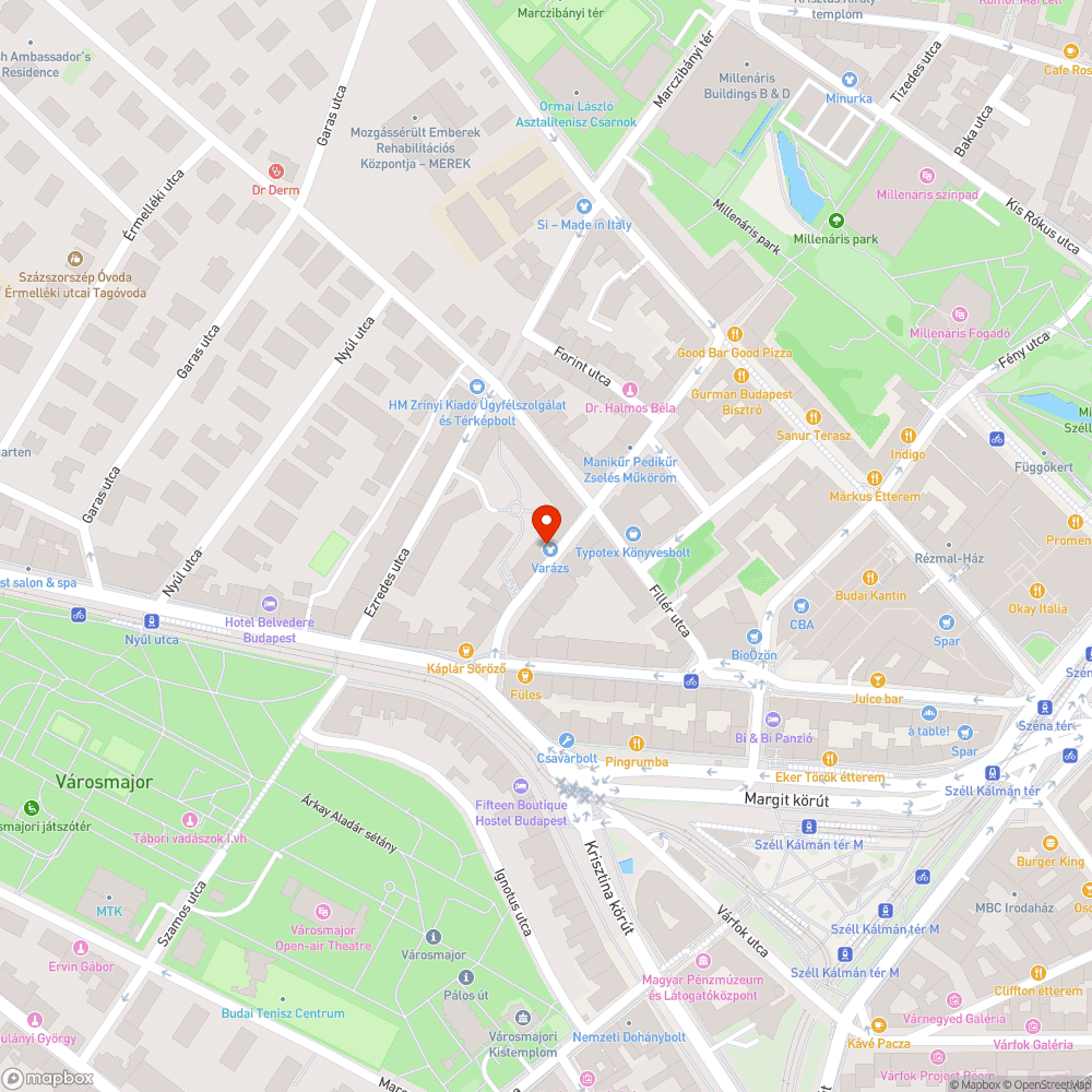 Zebra hiánya bejelentés helye