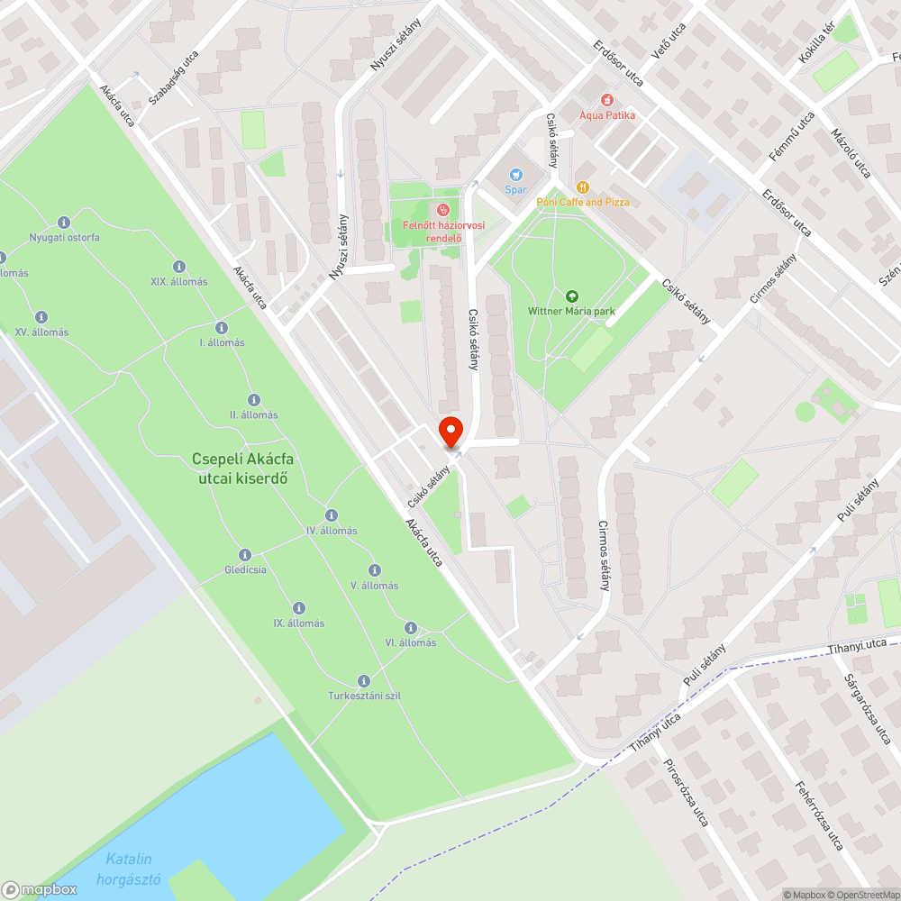 Nem működő közvilágítás bejelentés helye