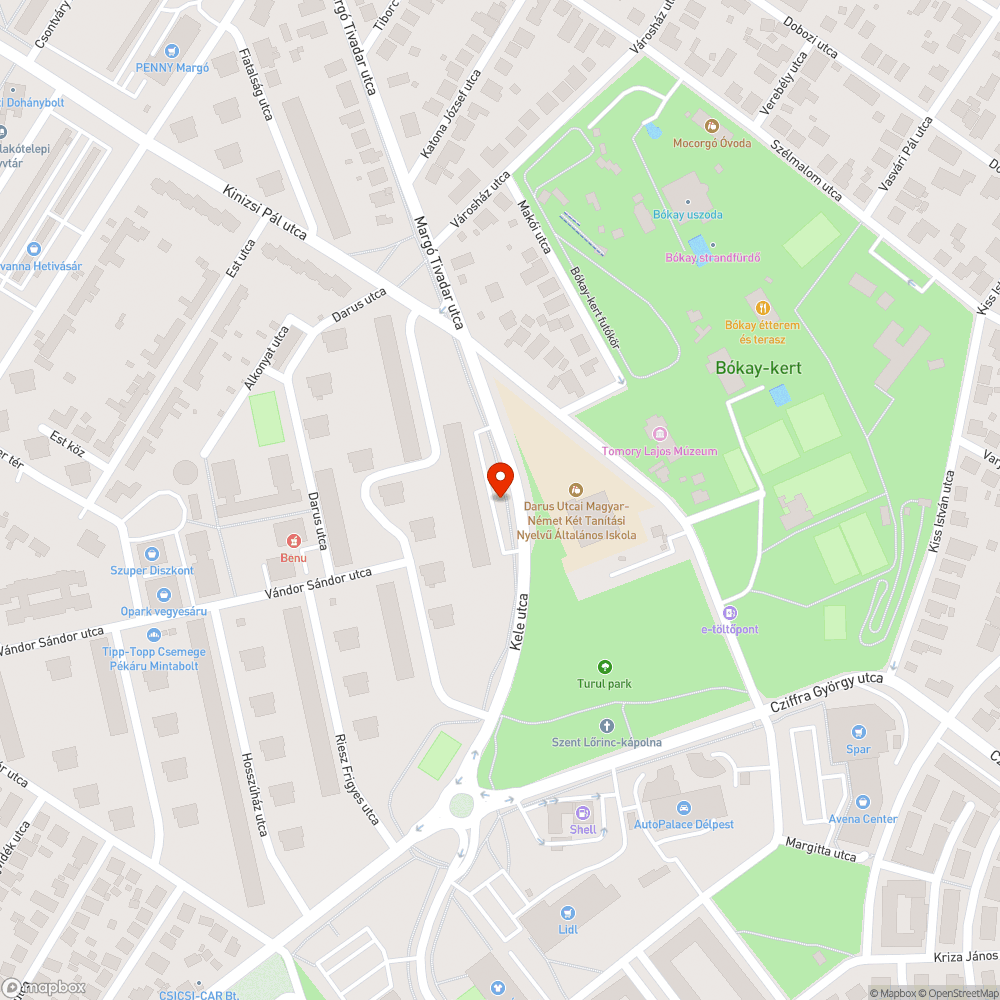 Mozgásképtelen autó bejelentés helye