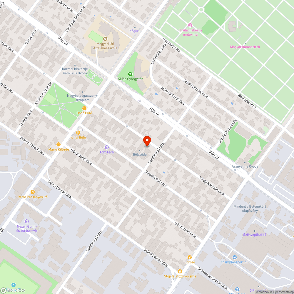 Kifordult útpadka bejelentés helye