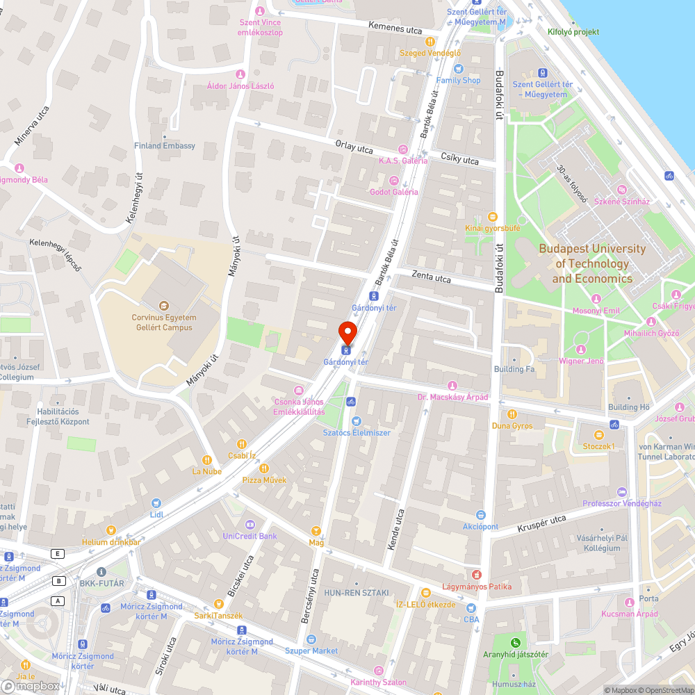 Sérült szemetes bejelentés helye