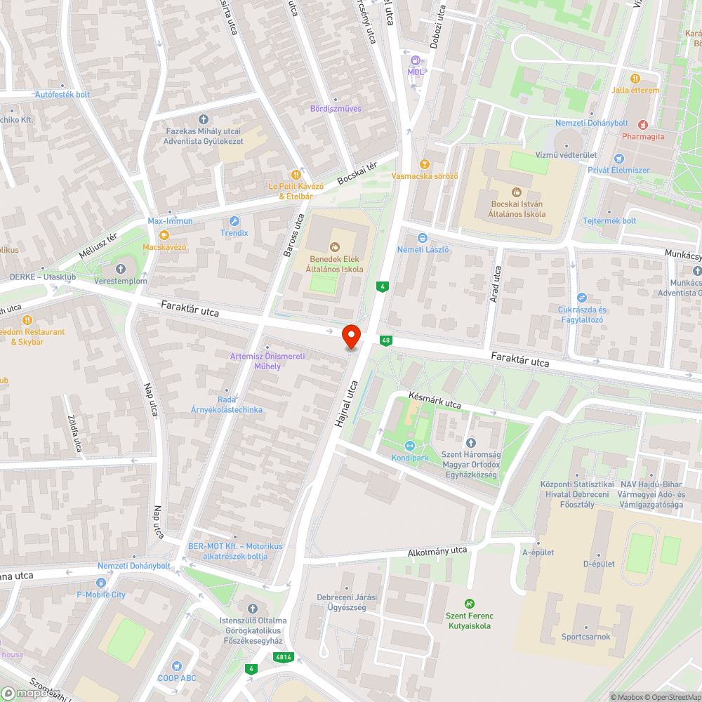 Rossz járda bejelentés helye