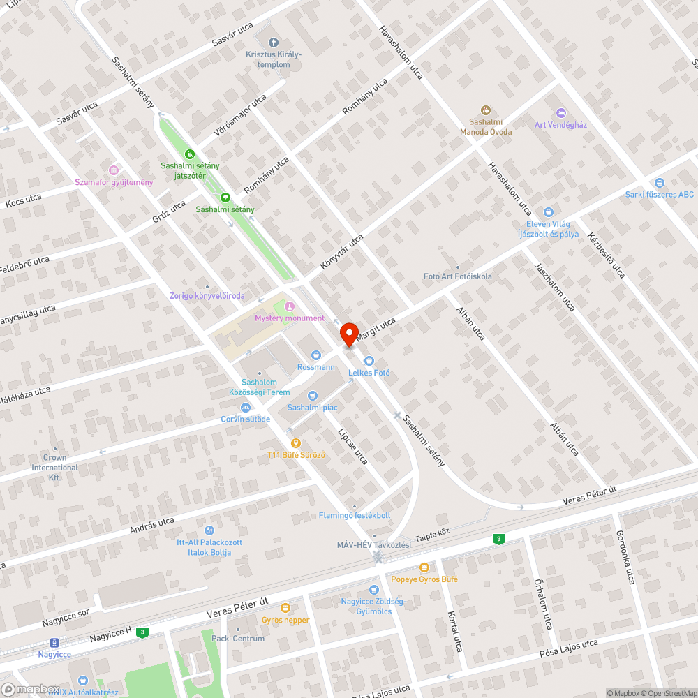 Mi ez? bejelentés helye