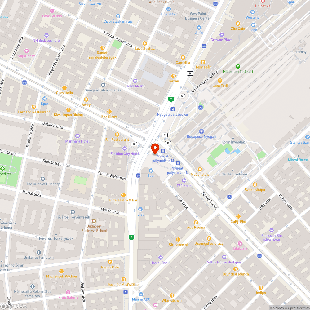 Szétesett szemetes bejelentés helye