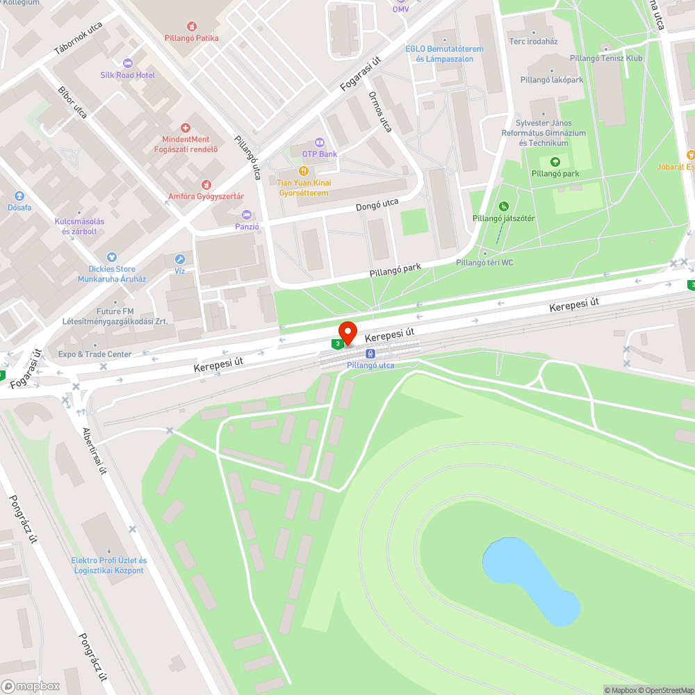 Elhagyott bringaváz bejelentés helye