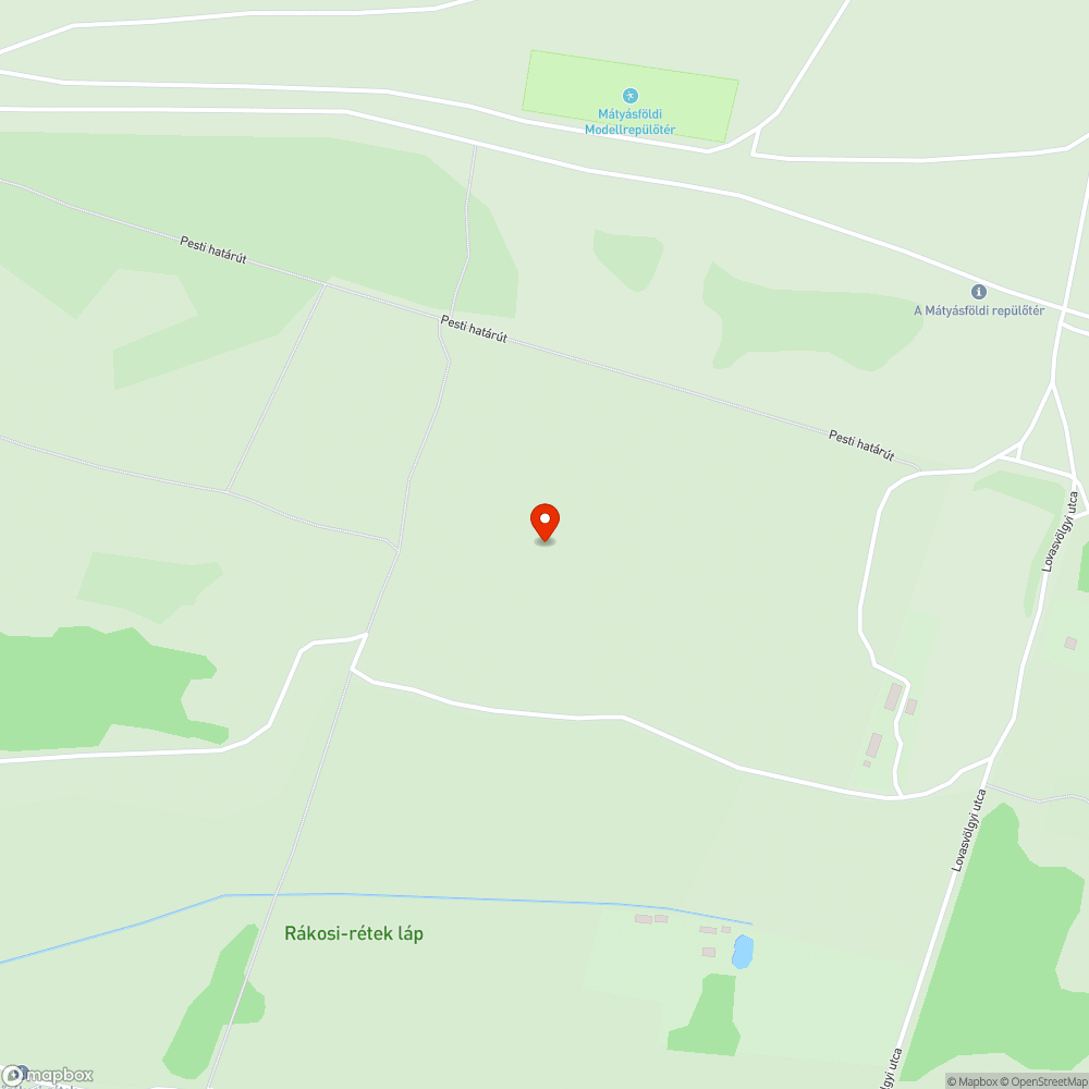 Bálványfacsoportok a Mátyásföldi repülőtéren bejelentés helye