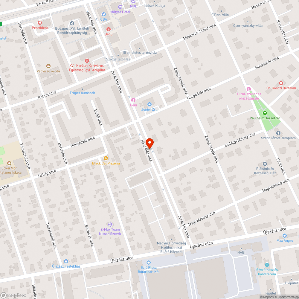 Balesetveszélyesen lerakott tipegők bejelentés helye