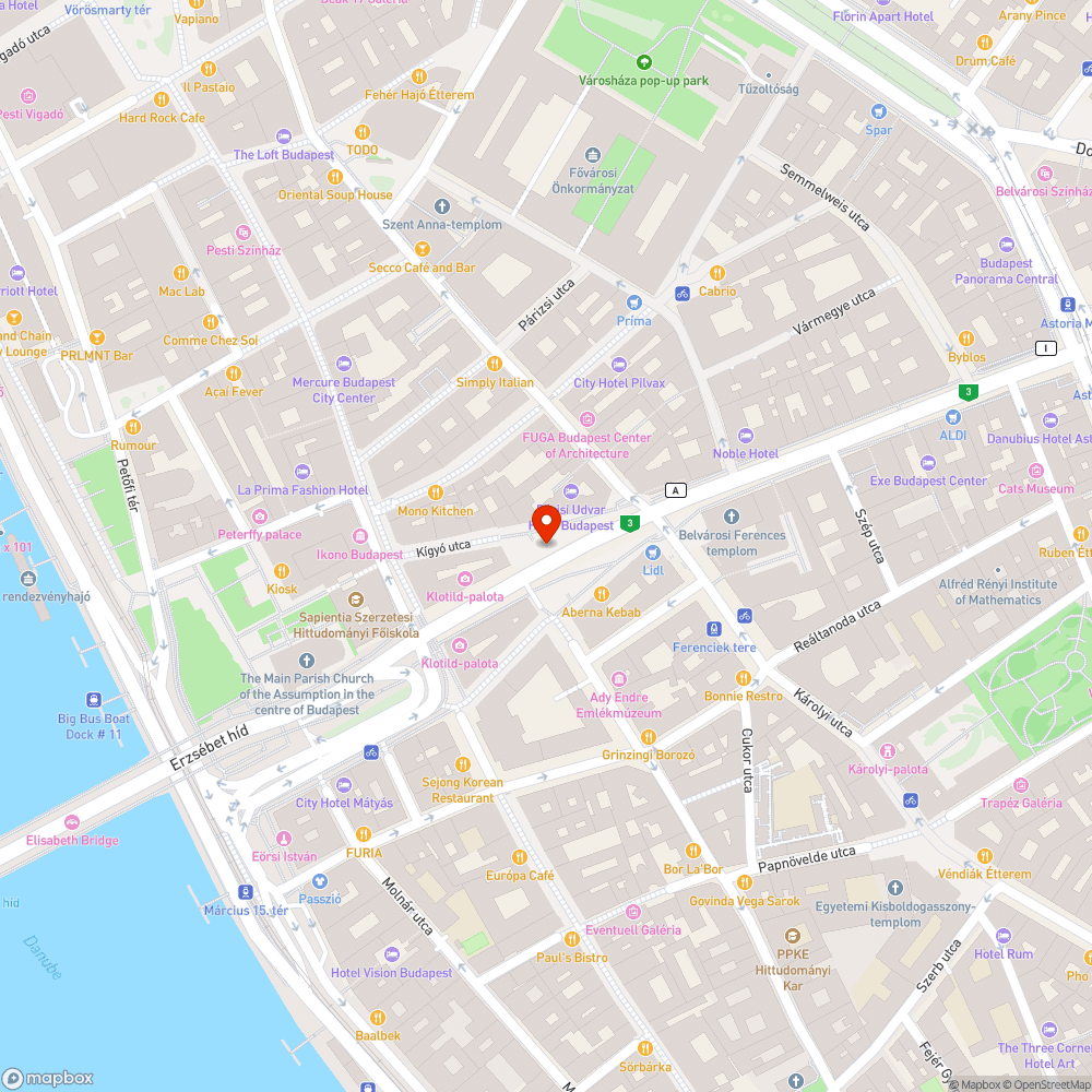 Pad bejelentés helye