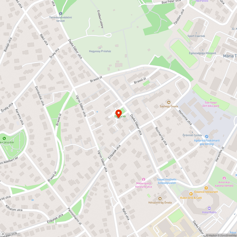 Veszélyes aknafedelek a Dayka téren bejelentés helye