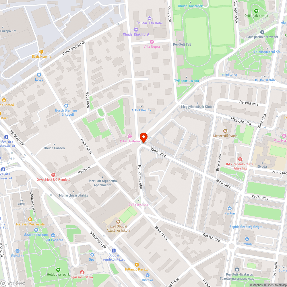 Úttesten veszélyesen nagy kátyú bejelentés helye