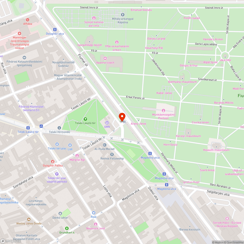 Földből kiálló valamik bejelentés helye