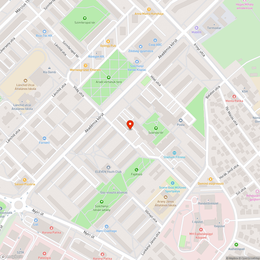 Döglött galamb lóg bejelentés helye