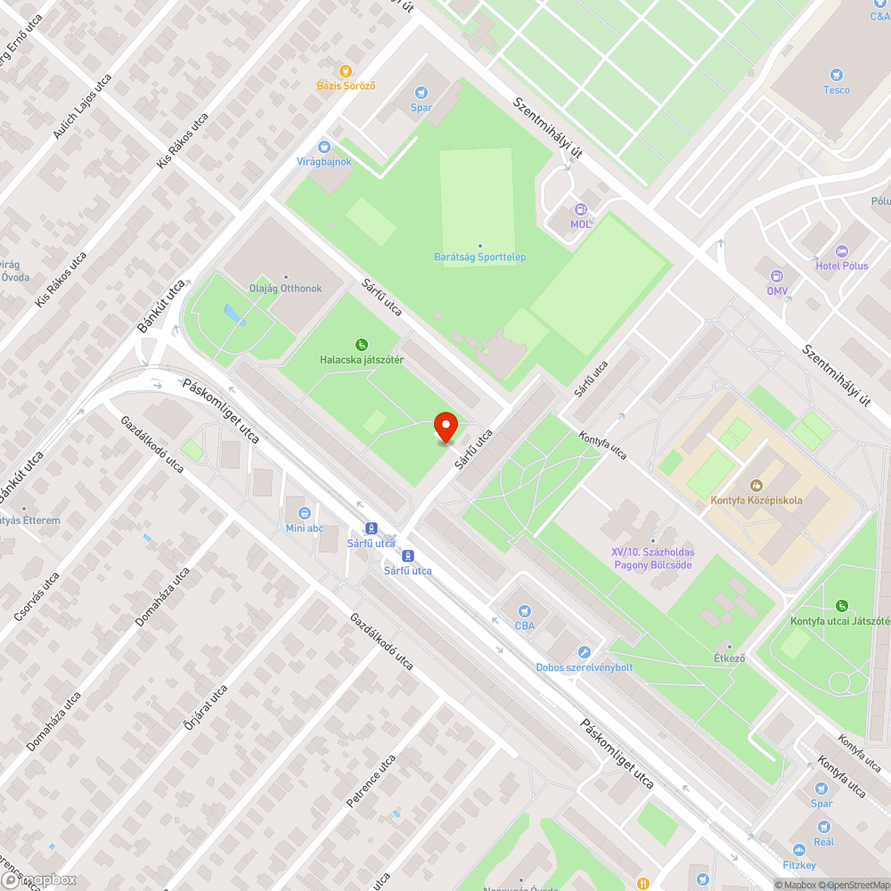 Repedt fedél bejelentés helye