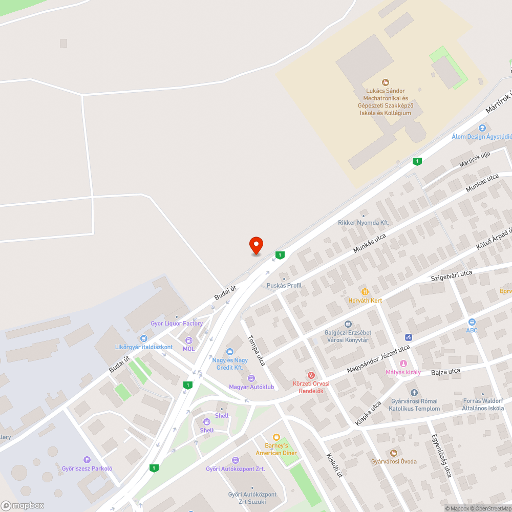 Kerékpárút bejelentés helye