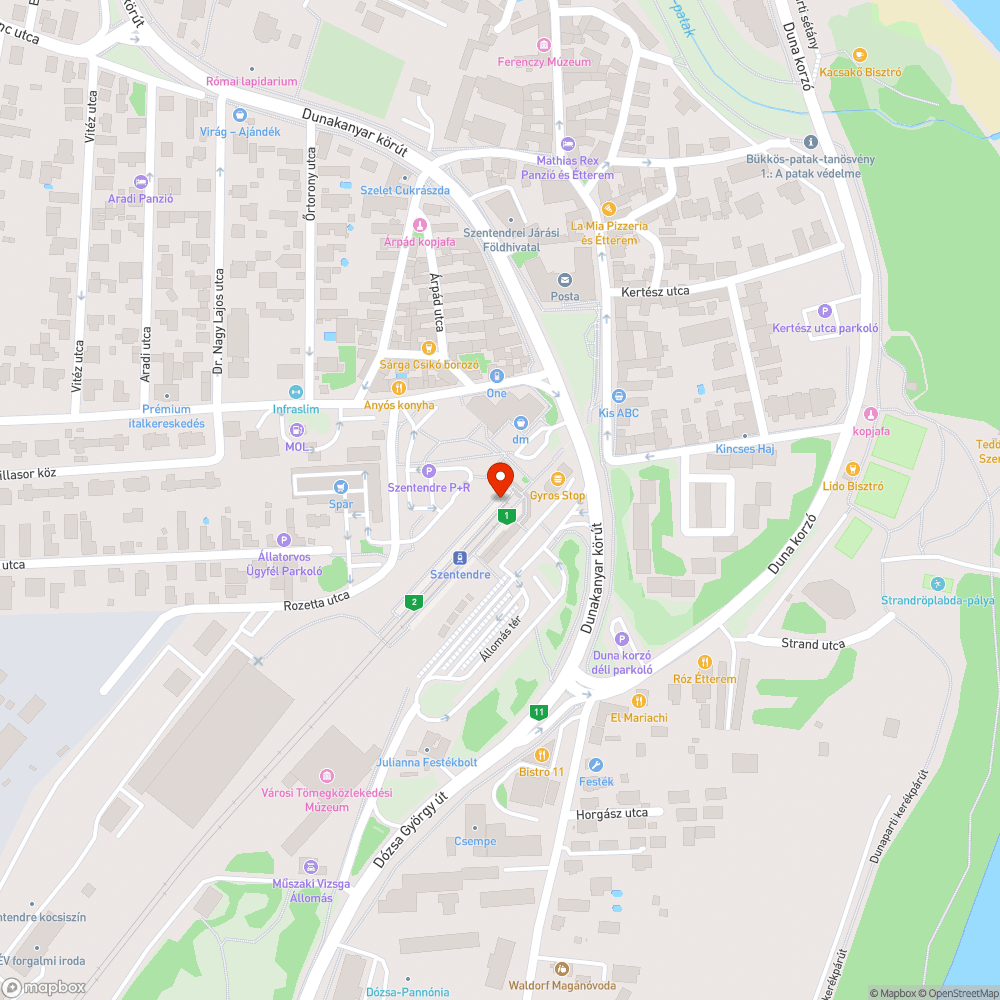 Beázik az állomás bejelentés helye