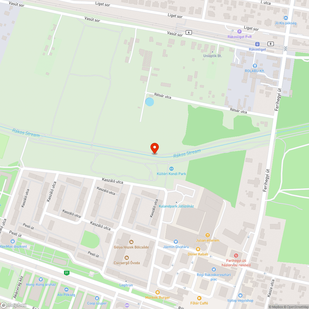 Kikopott, besüllyedt bejelentés helye