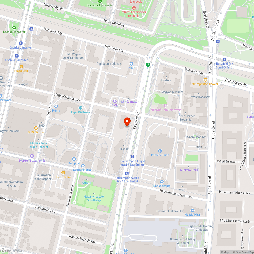 elhagyott Fiat Typo a Szerémi út 5-nél a gyepen bejelentés helye