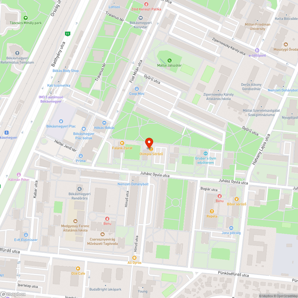 Beázik a lámpa bejelentés helye