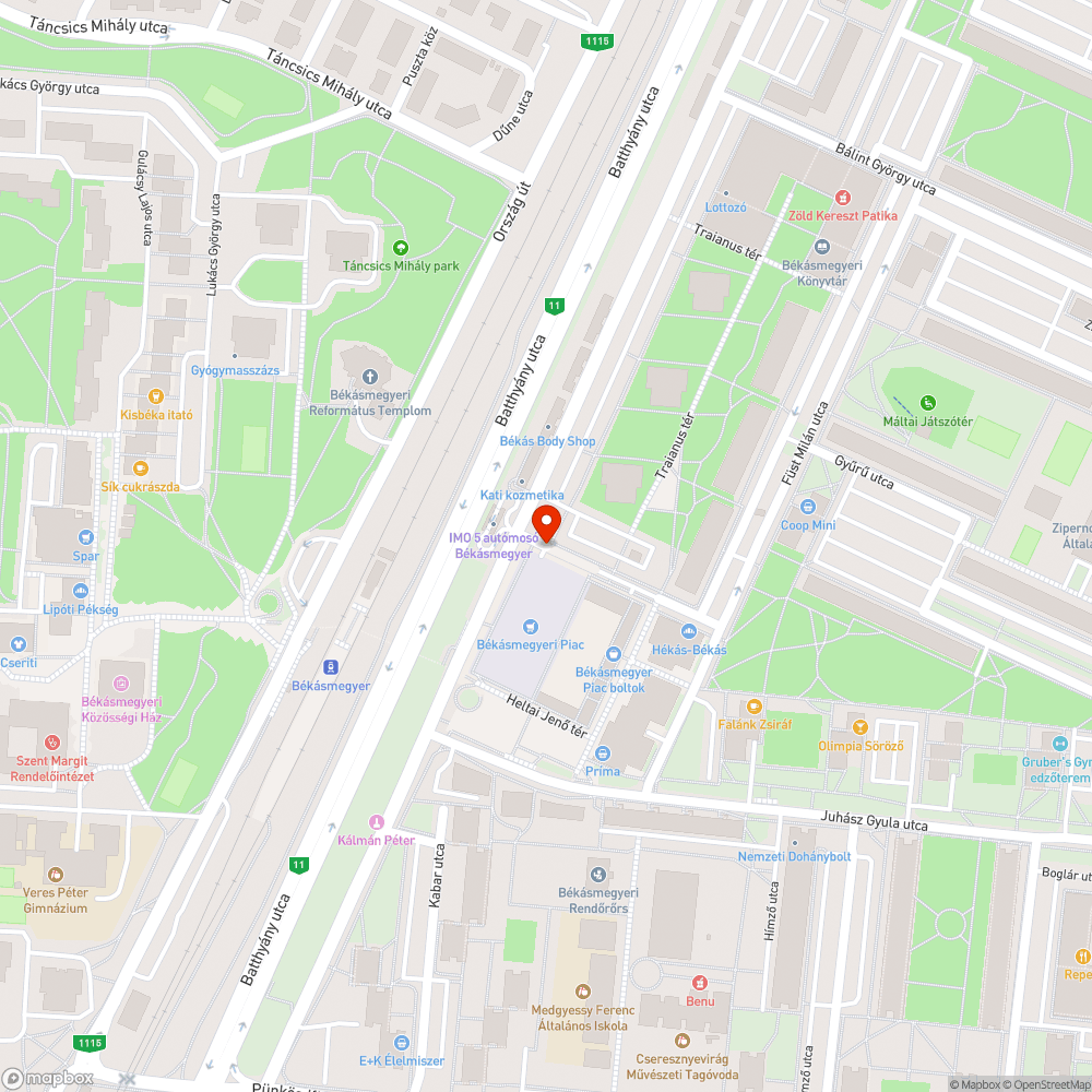 Víznyelők bejelentés helye