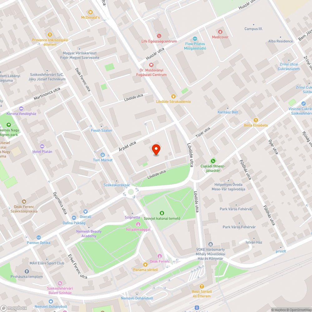 Rendszám nélküli autó a Lövölde utcában bejelentés helye