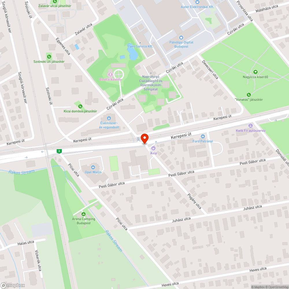 Rossz fedlap bejelentés helye