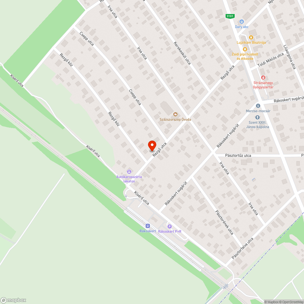 Eldugult árok Rákoskerten bejelentés helye