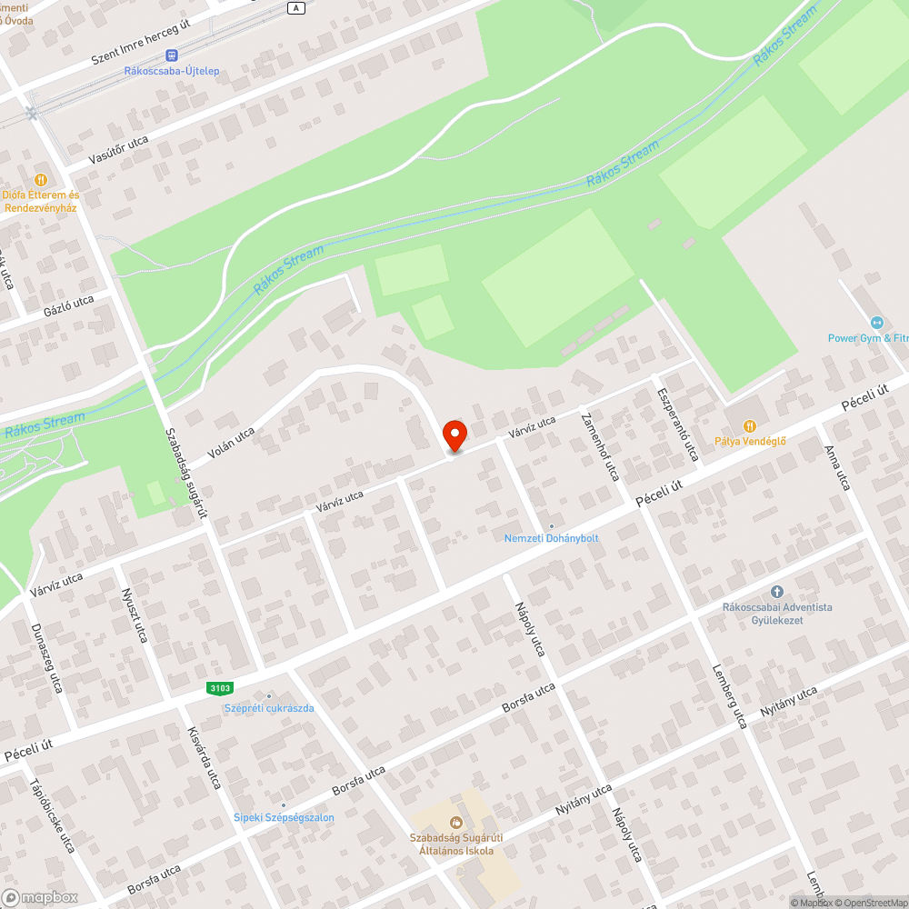 Padka szétnyomva bejelentés helye