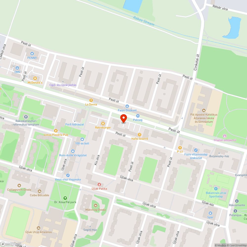 Parkoló volt bejelentés helye