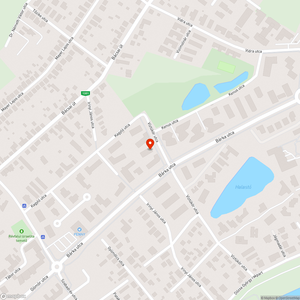 Elhagyatott jármű bejelentés helye