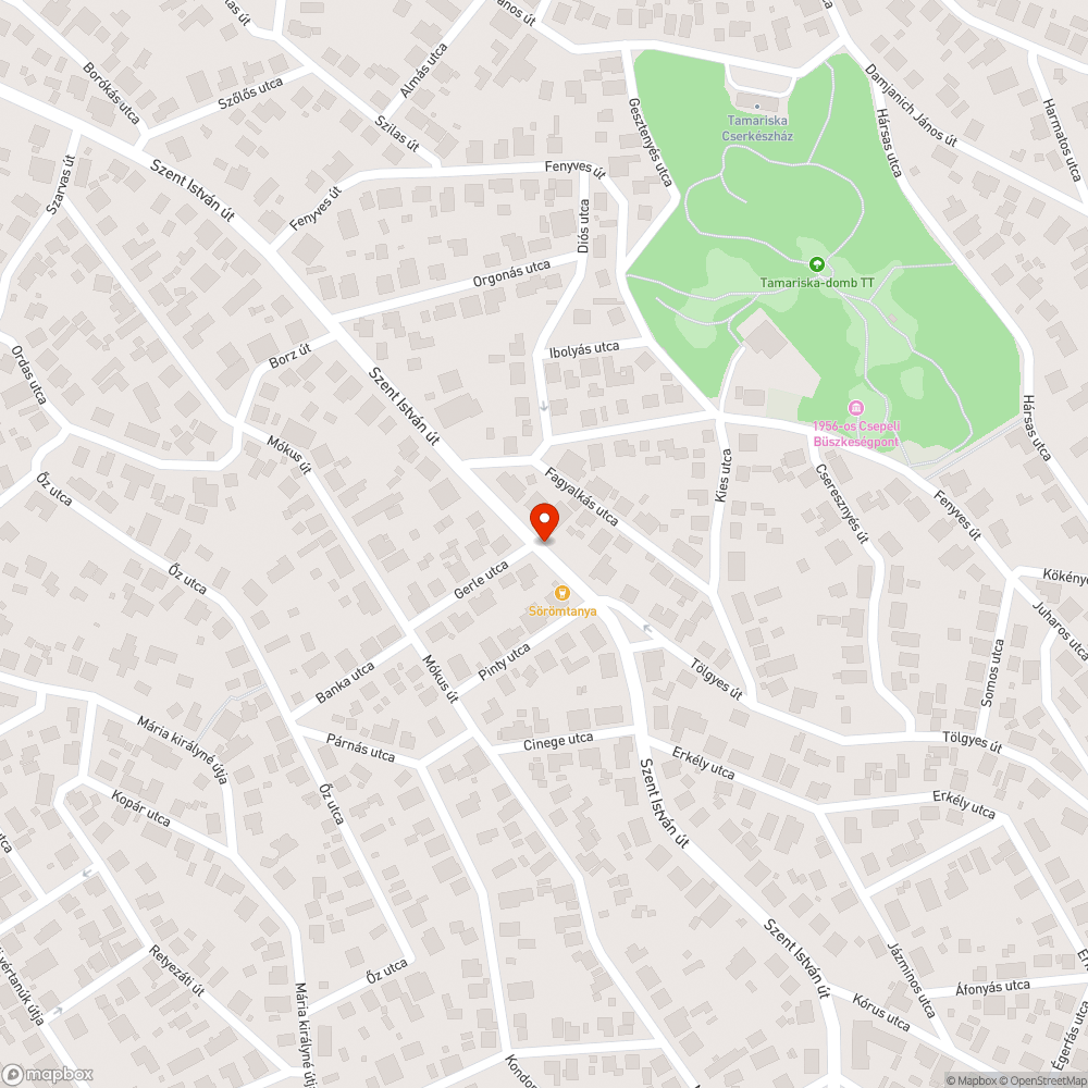 Zebra hiánya bejelentés helye