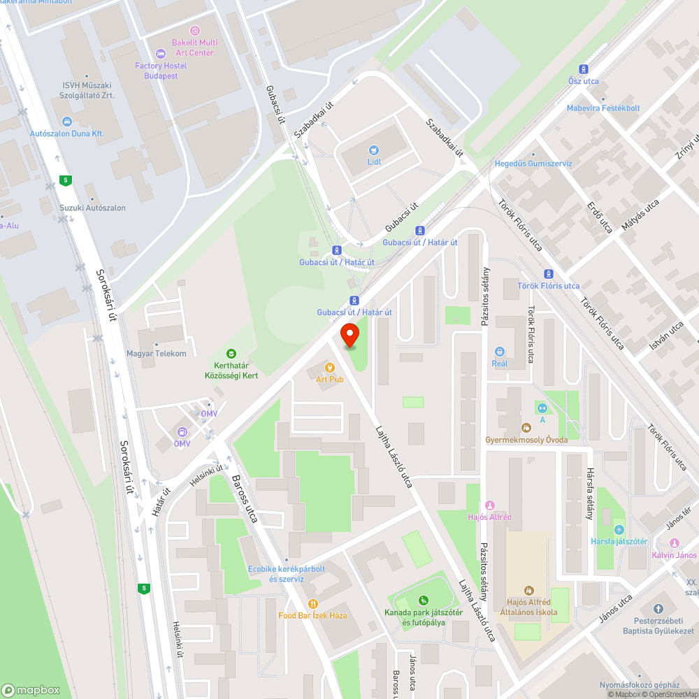 Elhagyott Mondeo bejelentés helye